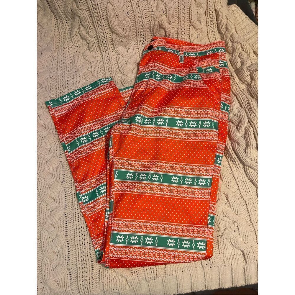 SSLR mens Funny Xmas Holiday Party Casual Ulgy Christmas Pants 36x30